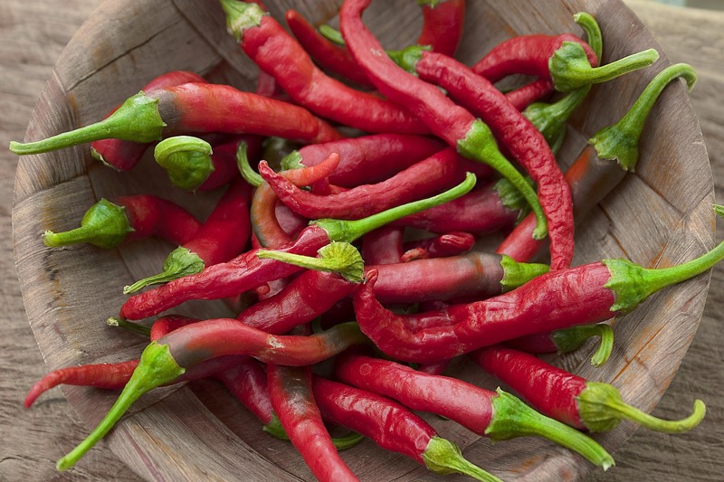 Chili obsahuje kapsaicín, silný antioxidant