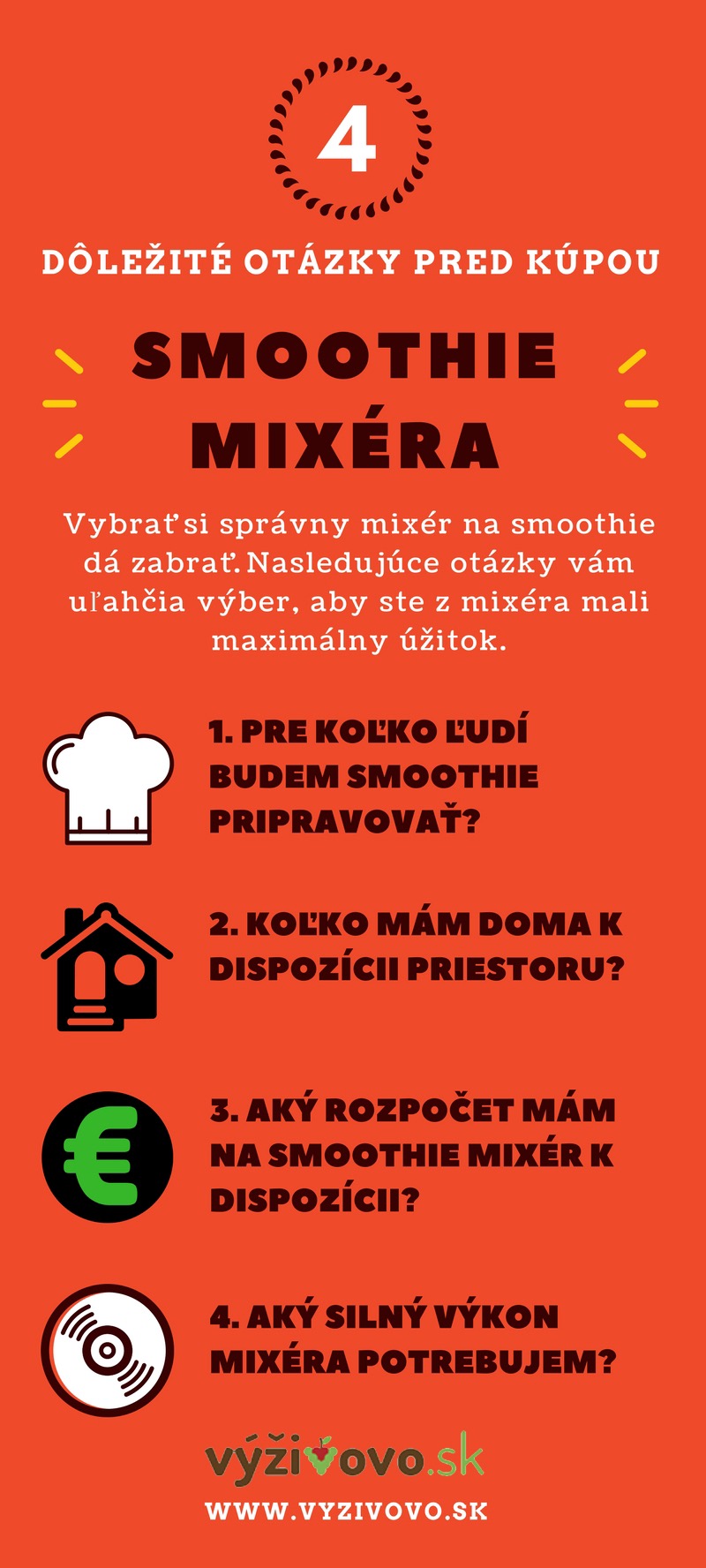 Ako si vybrať mixér na smoothie