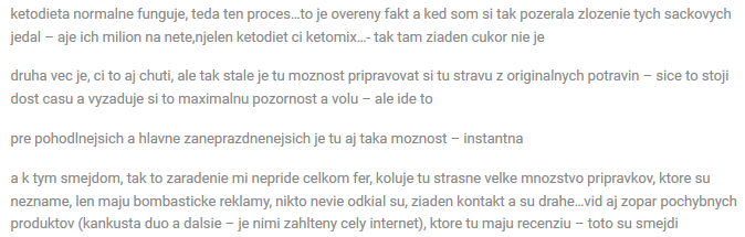 Diskusia o keto diéte