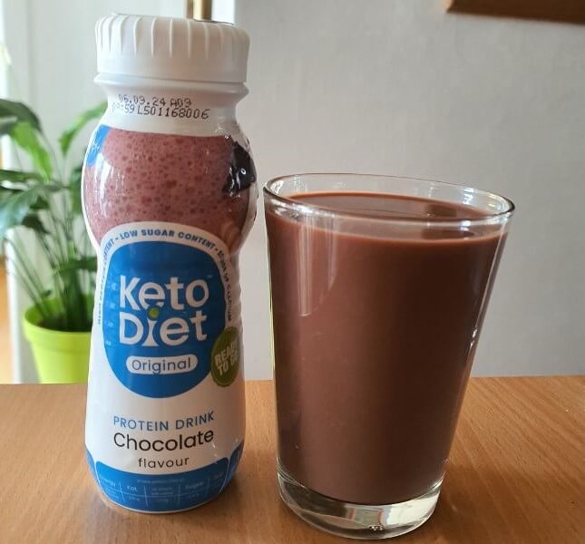 Proteínový drink s čokoládovou príchuťou