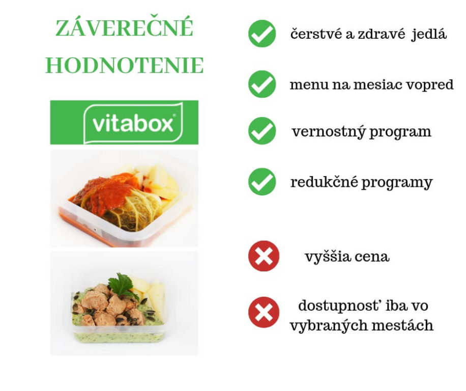 Záverečné hodnotenie spolu s výhodami a nevýhodami Vitabox