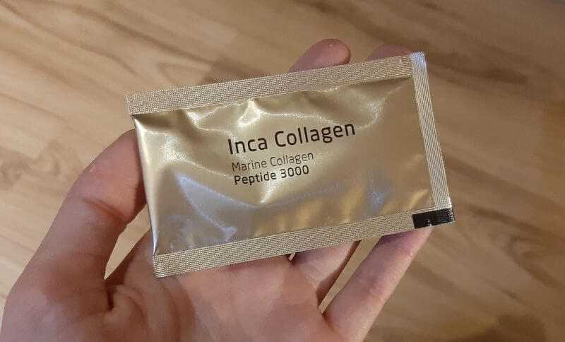 Inca Collagen je balený v malých vrecúškach.
