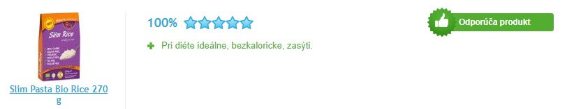 Recenzia na heureke týkajúca sa Slim Pasta konjakových cestovín