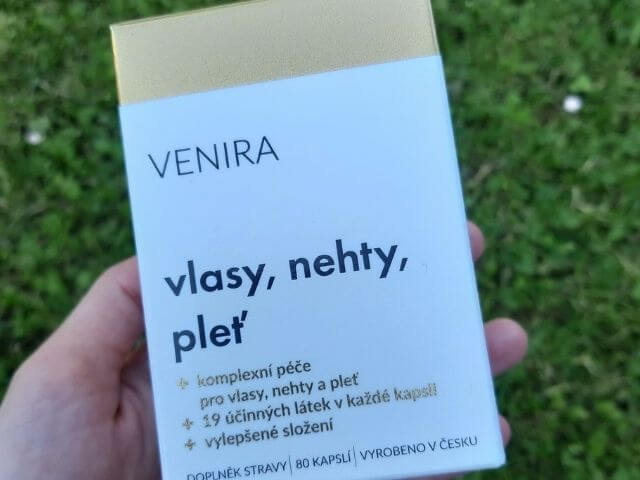 Krabička kapsúl Venira pre vlasy, nechty a pleť