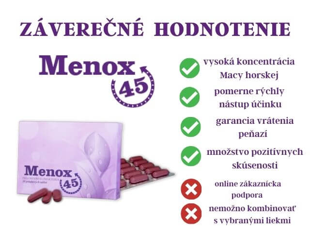 Výhody a nevýhody tabliet Menox 