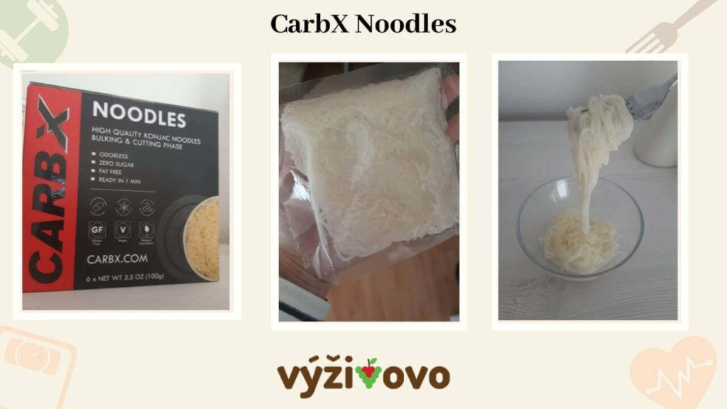 Konjakové rezance CarbX