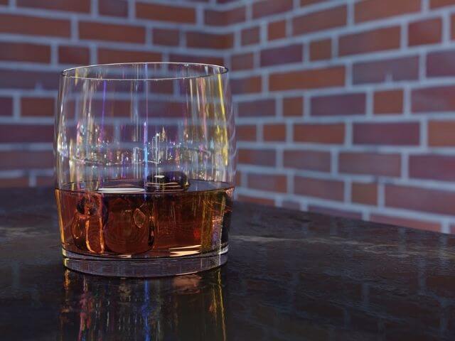 whiskey Gentleman Jack v pohári