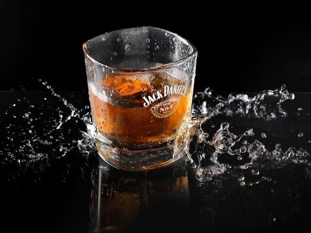 Jack Daniel's pohár whiskey 