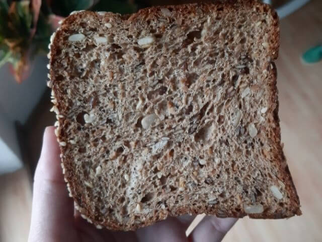 proteínový chlieb Lidl, jeden plátok
