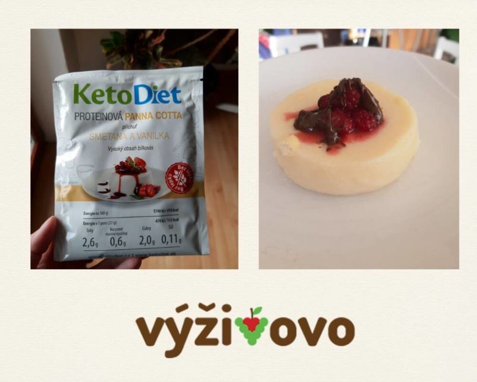 proteínová panna cotta patrí medzi chutné low carb dezerty