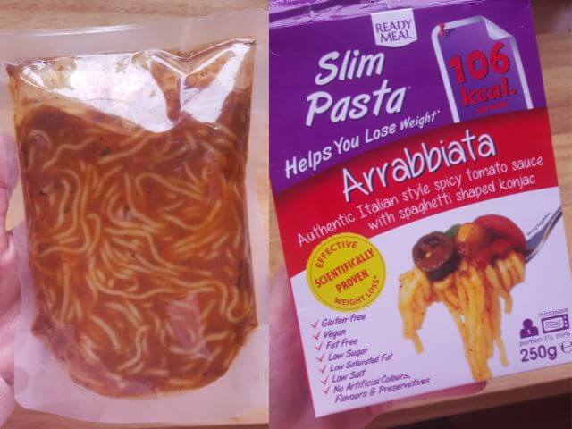 balenie cestovín Slim Pasta Arrabbiata