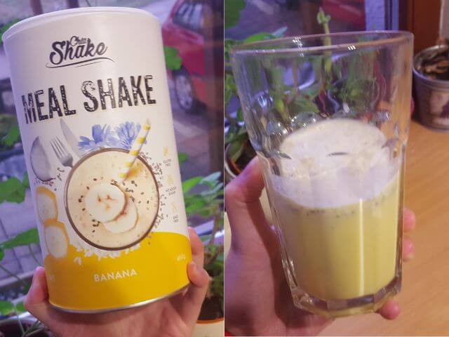 Chia Shake meal shake s banánovou príchuťou