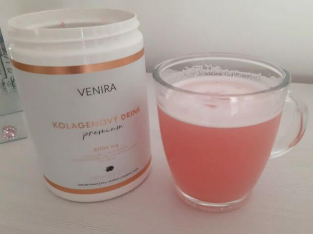 kolagénový drink Venira s príchuťou čiernych ríbezlí