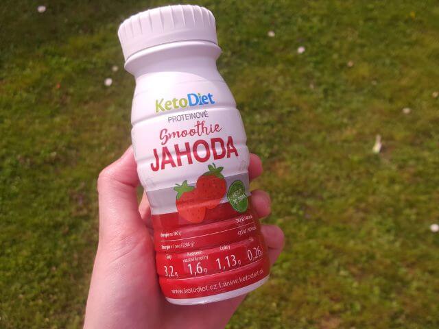 Jahodové proteínové smoothie