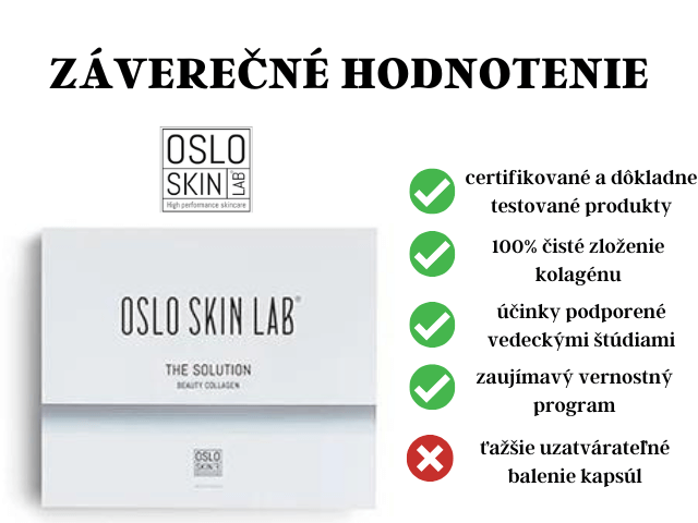 záverečné hodnotenie produktov Oslo Skin Lab