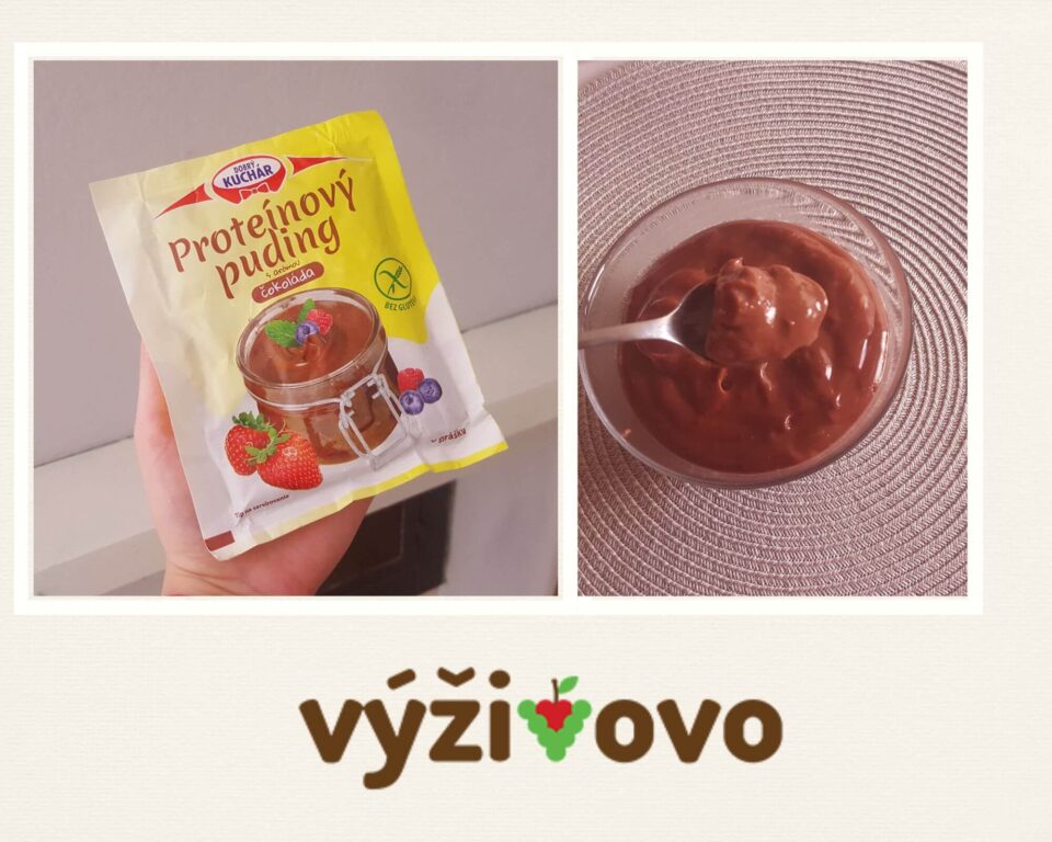 Uvarený proteínový puding s príchuťou čokolády Dobrý kuchár