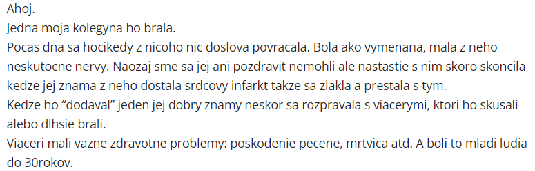 negatívna skúsenosť 
