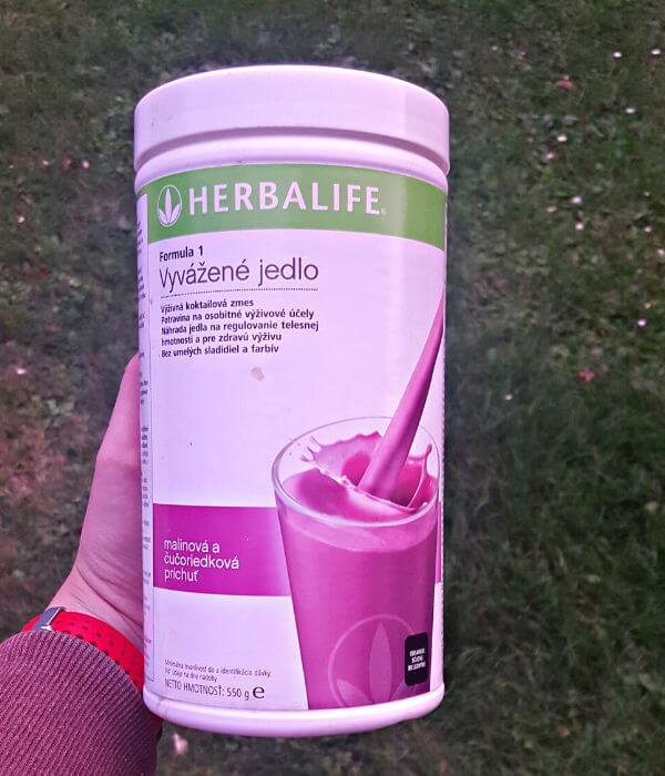 Herbalife Formula F1 malinová a čučoriedková príchuť 