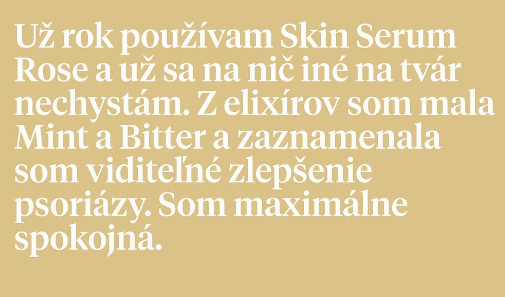 Užívateľa pozitívne hodnotí najmä Elixir Mint a Bitter
