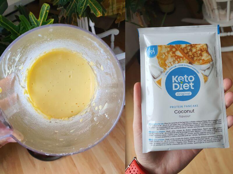 cesto na kokosové palacinky 