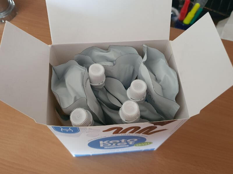 Balenie proteínových kapsičiek