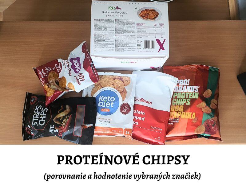 Test vybraných značiek proteínových chipsov